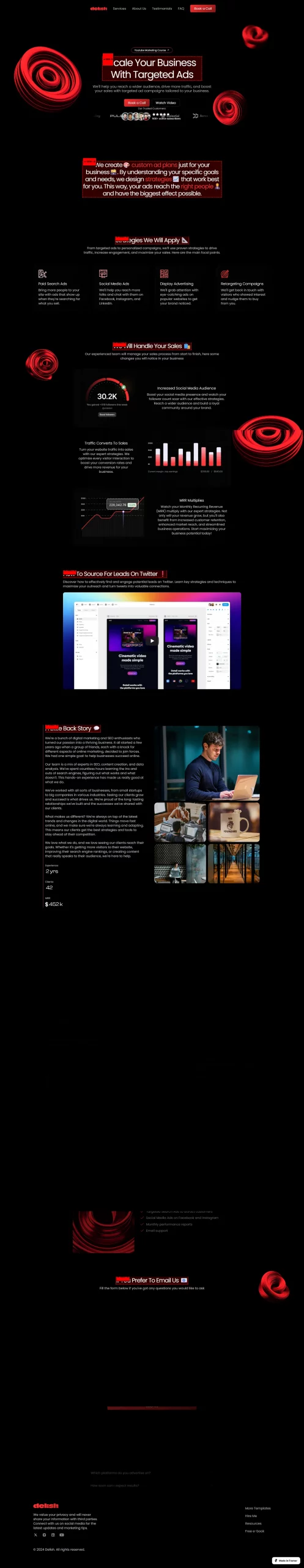 Example of all headings being a h1